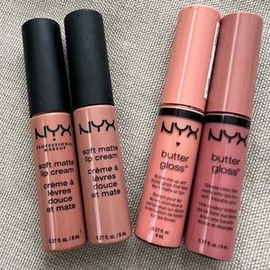 NYX Soft Matte Lip Creams & NYX Butter Glosses